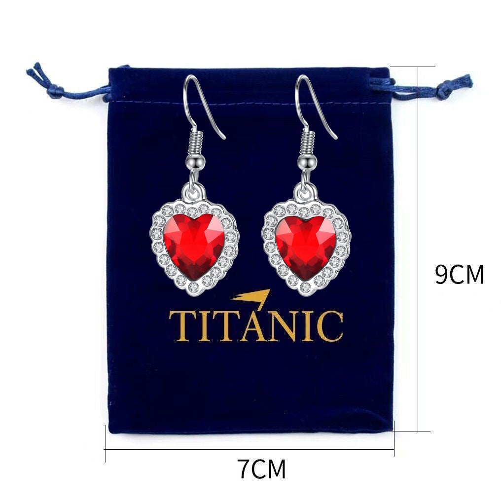 Wholesale Women' s Ocean Heart Blue Necklace